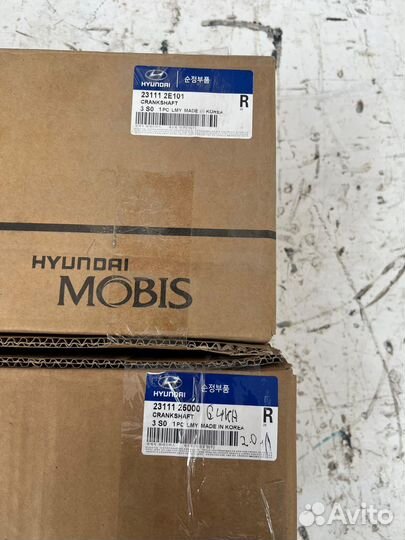 Коленвал G4FC 1.6 Solaris, Rio, i30, Elantra