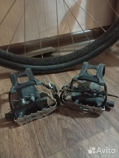 Педали с туклипсами