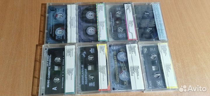 8 аудиокассет. Пиратки