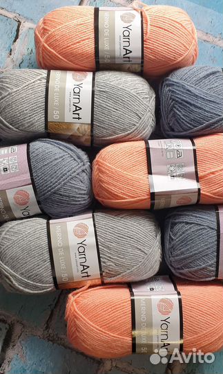 Пряжа для вязания Yarnart Merino de luxe
