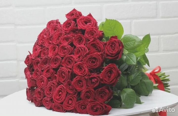 Букет 25 красных роз Букет