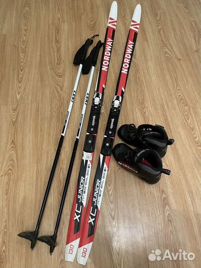 Беговые детские лыжи nordway xc junior