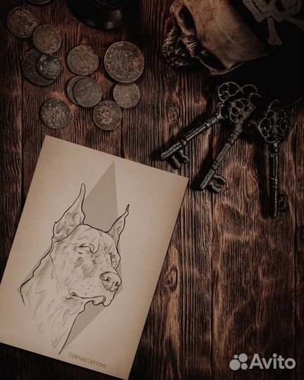 Черно-белые татуировки