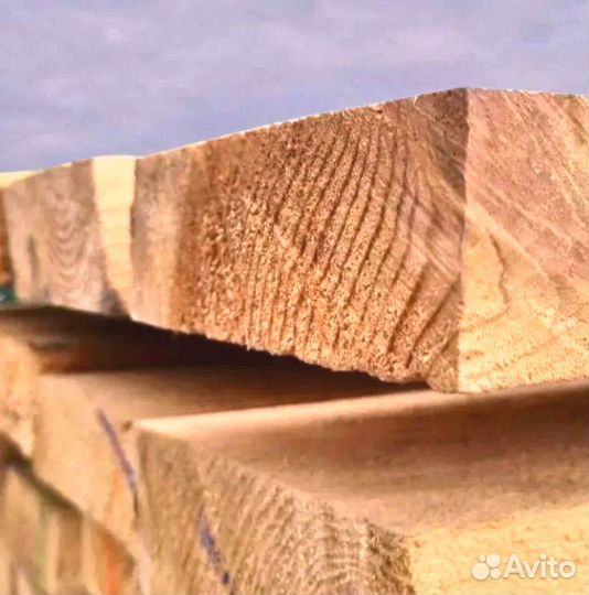 Доска обрезная ест. влаж. 25х100 6м сорт 1