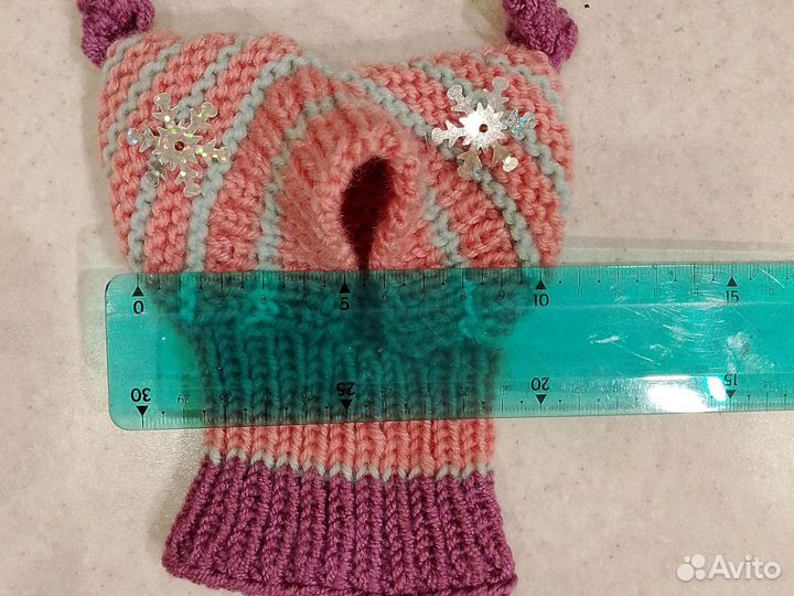 Одежда шапка для маленькой собаки