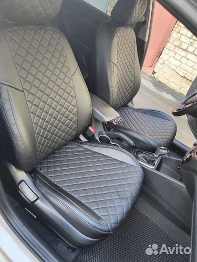 Автомобильные чехлы Автопилот экокожа ромб