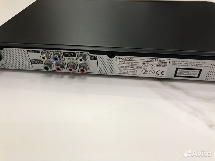 Dvd плеер sony