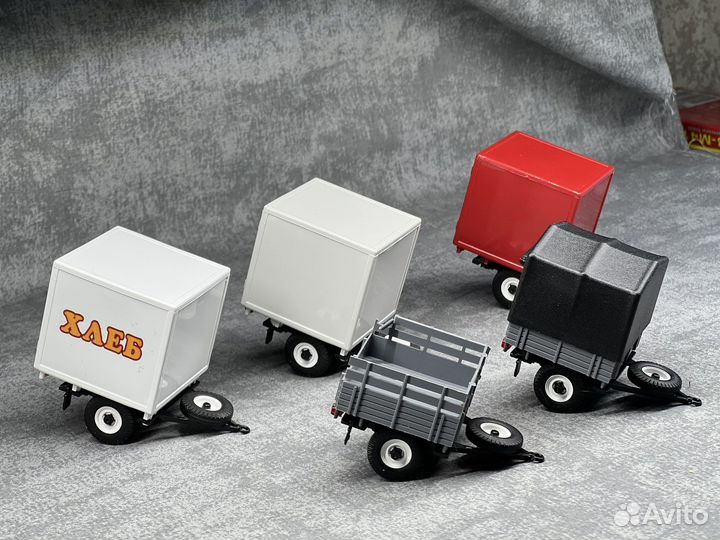 Прицеп будки 1/43 агат