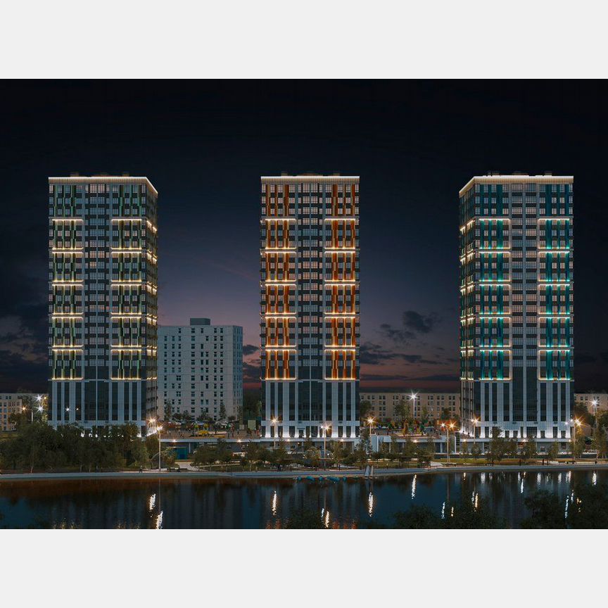 1-к. квартира, 49,5 м², 4/23 эт.