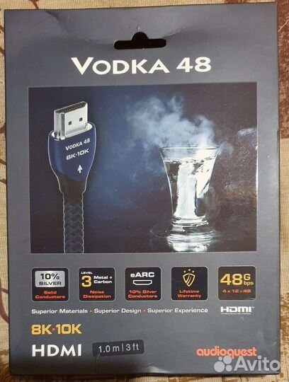 Vodka 48 hdmi 2.1 кабель 8K реплика AudioQuest