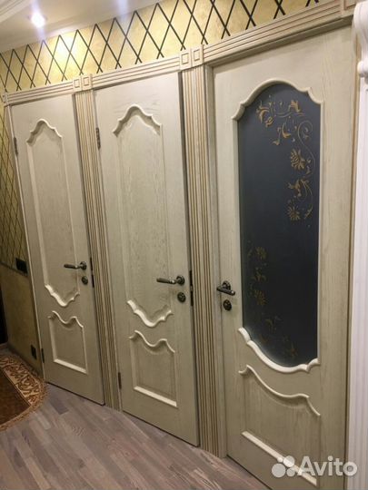 Установка межкомнатных дверей с гарантией год