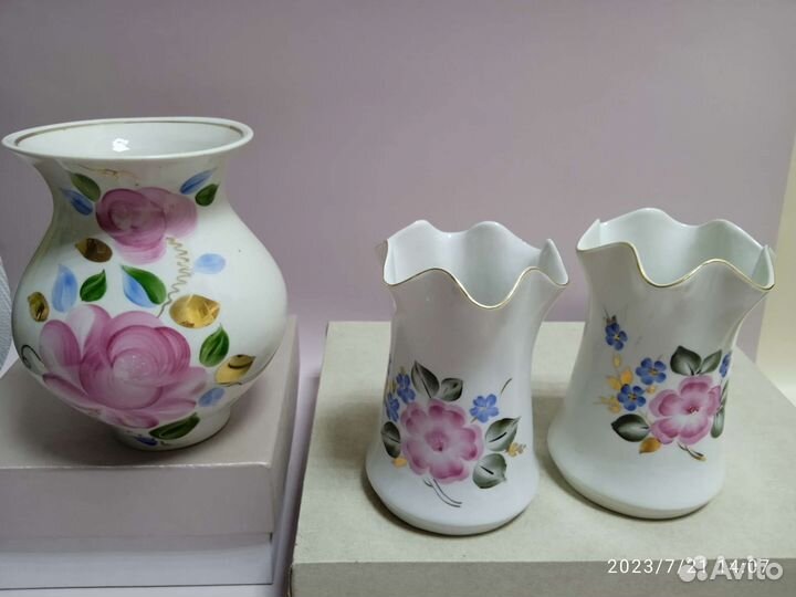 Винтажная вазы 60 е 70 -е гг Сысерть