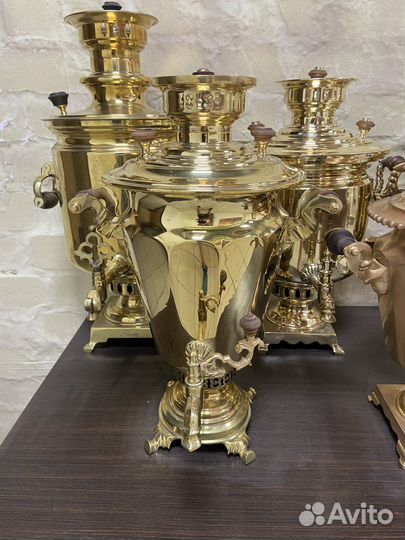 Самовары на дровах после полной рестоврации