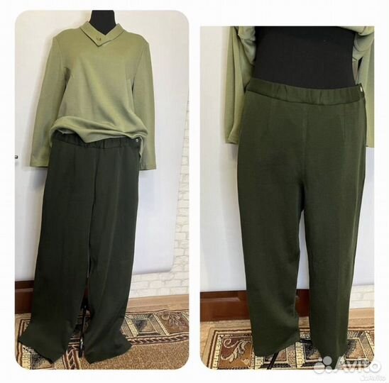 Новый Комплект 56 - 58 блузка, брюки, жилет