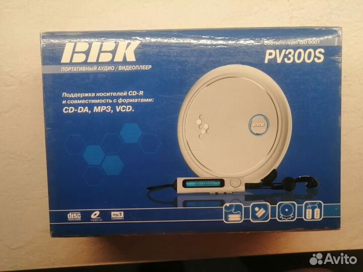Портативный аудио /видеоплеер BBK PV300S