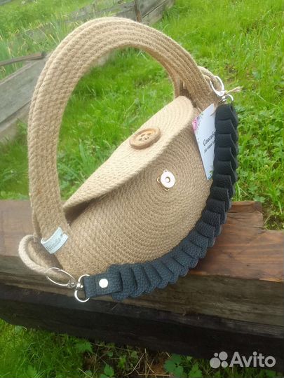 Сумочка джут
