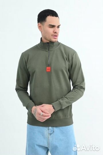 Кофта толстовка полузамок hugo boss