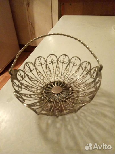 Вазочка мельхеровая