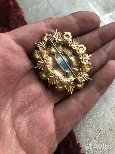 Брошь винтаж чехия