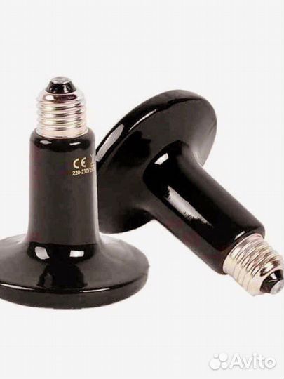 Керамическая лампа для обогрева птиц и рептилий