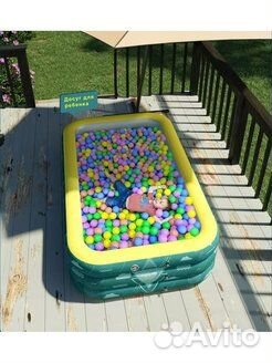 Надувной бассейн новый, в упаковке 300х180х65 см