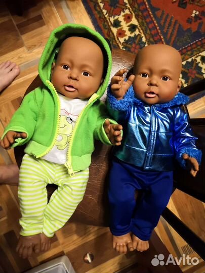 Куклы младенцы 41 см. Новые, классные. Одежда