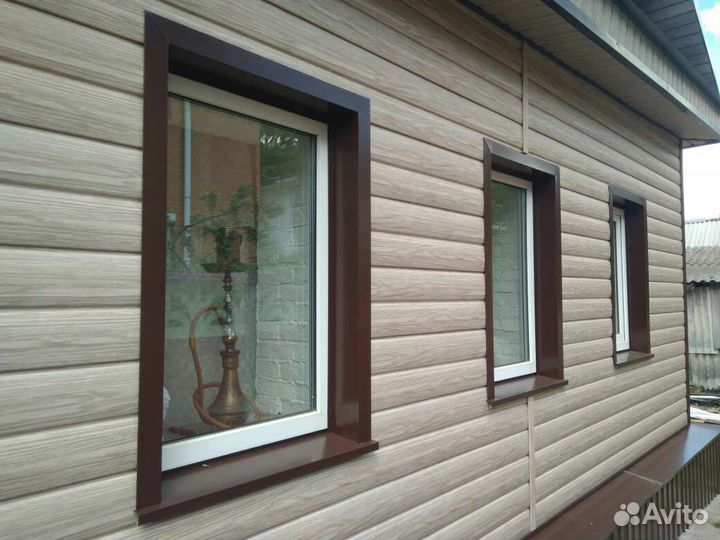 Установка откосов (наружних и внутренних)