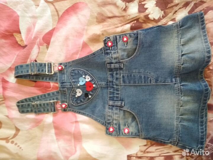 Джинсовый сарафан