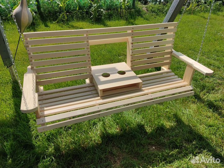 Садовая качель подвесная