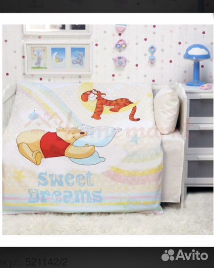 Комплект нового детского постельного белья Дисней