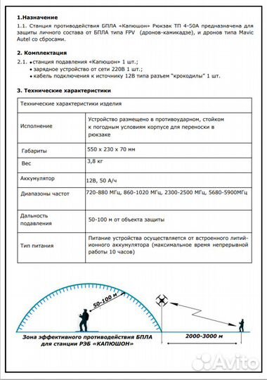 Рэб персональный рюкзак Купол Капюшон тп 4-50А