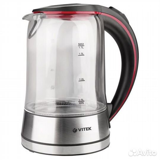 Чайник электрический vitek 1.7л 2200 Вт Подсветка