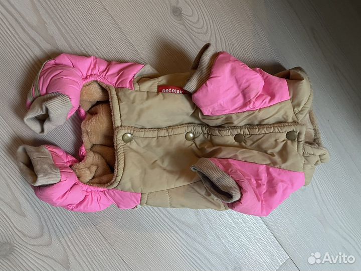 Комбинезон для маленькой собаки зима