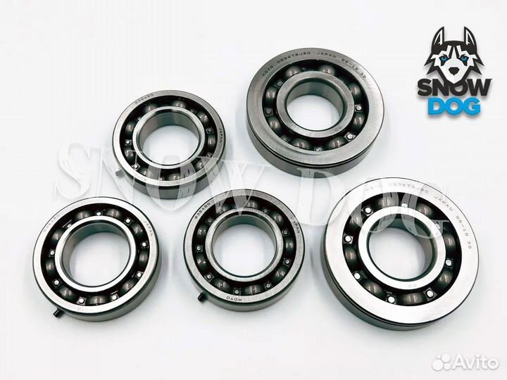 Подшипники коленвала снегохода Yamaha VK540