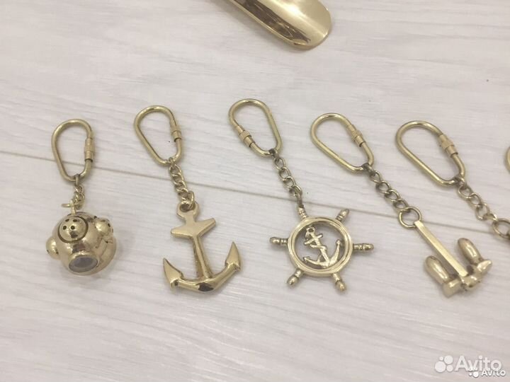 Колокольчик Рында цельнолитая Штурвалы Якоря и др