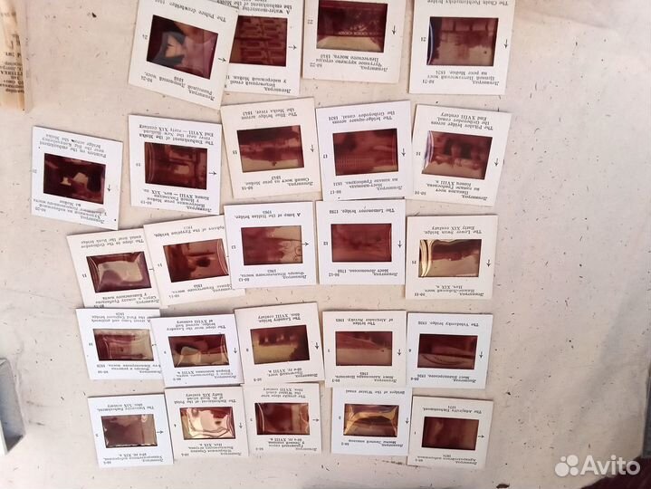 Слайды для диапроектора СССР Ленинград 24 шт