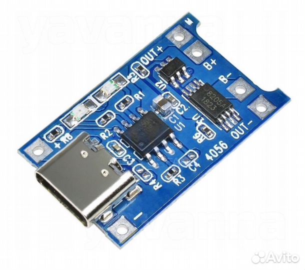 Модуль заряда TP4056 (USB Type-C) с защитой