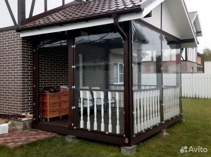 Мягкие окна из пленки пвх