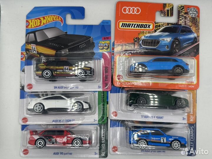 Машинки hot wheels audi