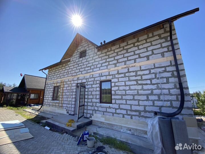 Облицовка дагестанским камнем