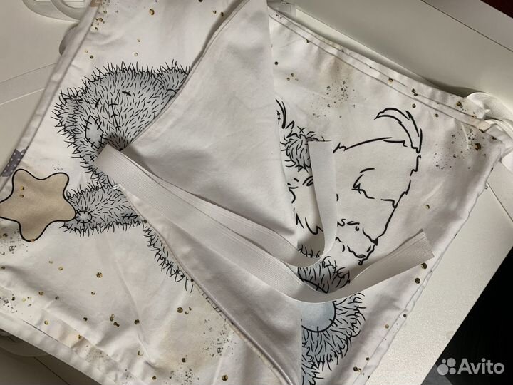 Комплект бортиков в кроватку (с подушками)