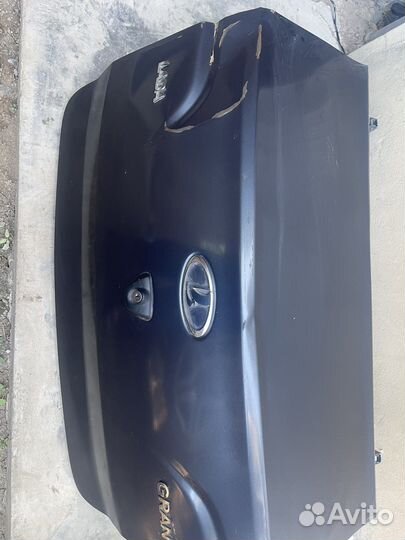 Багажник бампер и фара на гранту