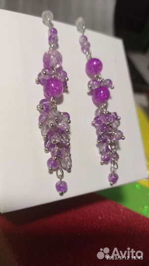 Серьги гроздочки