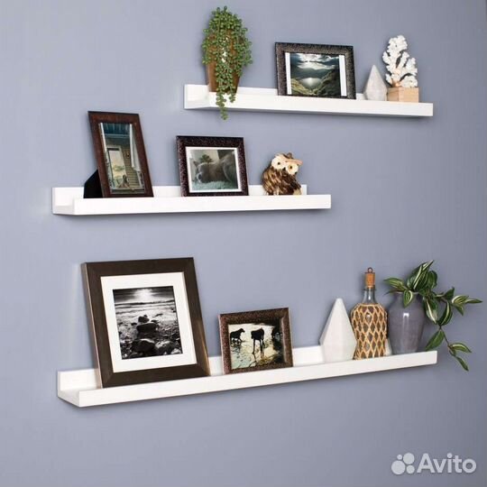 Полка настенная для фотографий, картин, 55см