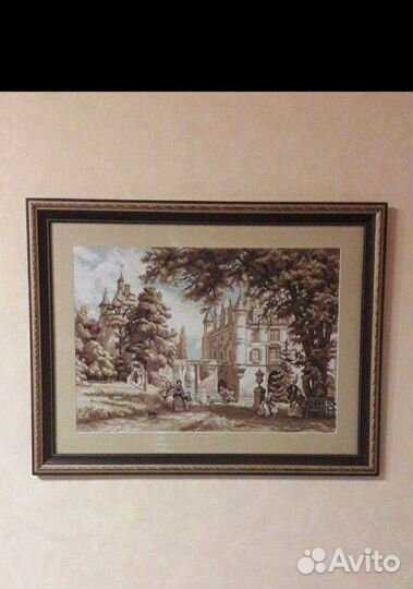 Картина вышитая крестом