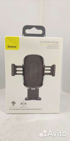 Держатель с беспроводной зарядкой Baseus Wireless