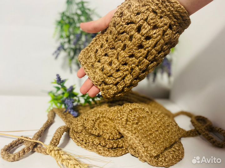 Эко мочалки из джута