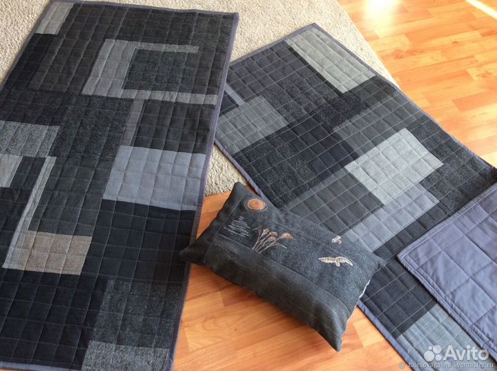 Пледы на угловой диван 