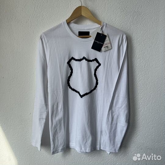 Новый Лонгслив Number Nine Shield оригинал белый