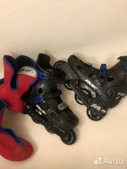 Роликовые коньки bauer